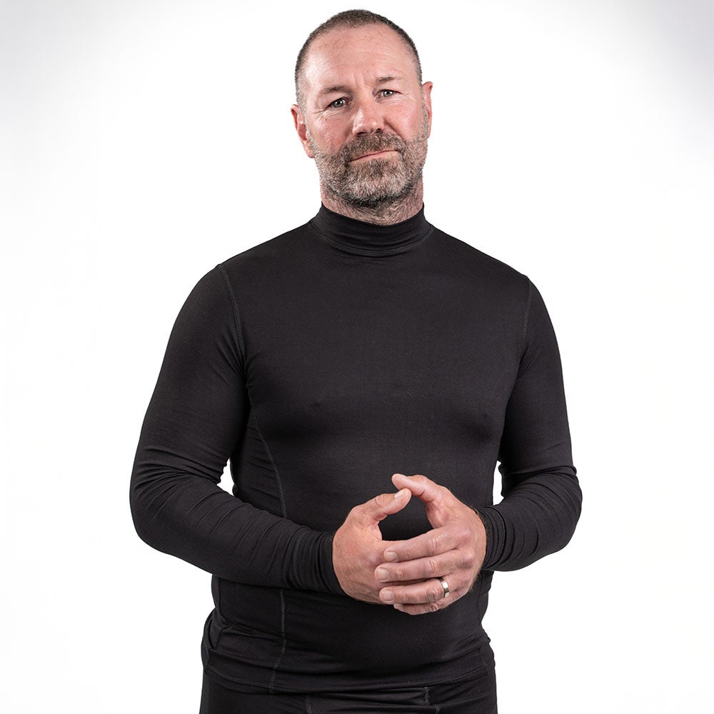 Base layer tröja, svart S