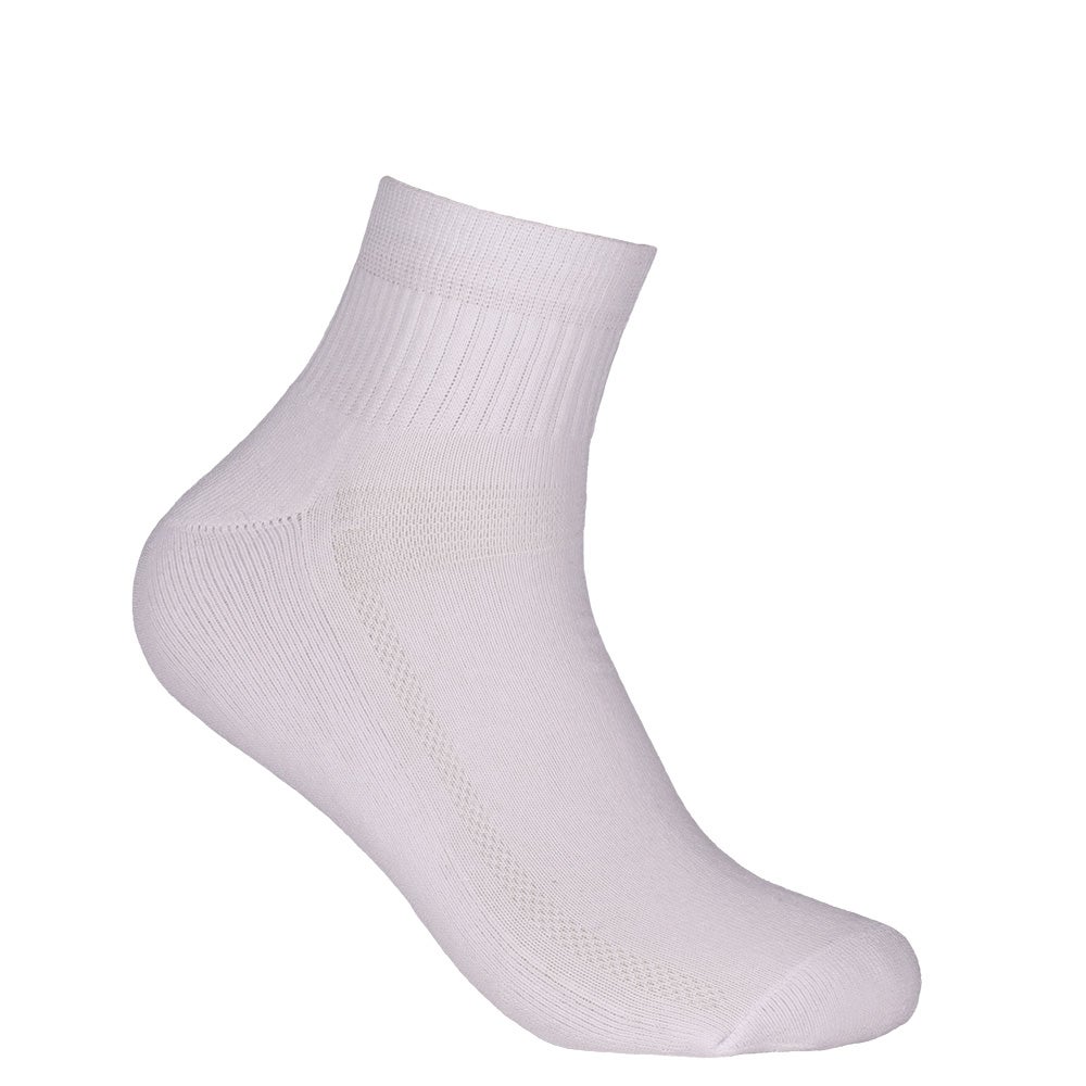 Bomullsstrumpa Sport quarter Vit 40/45