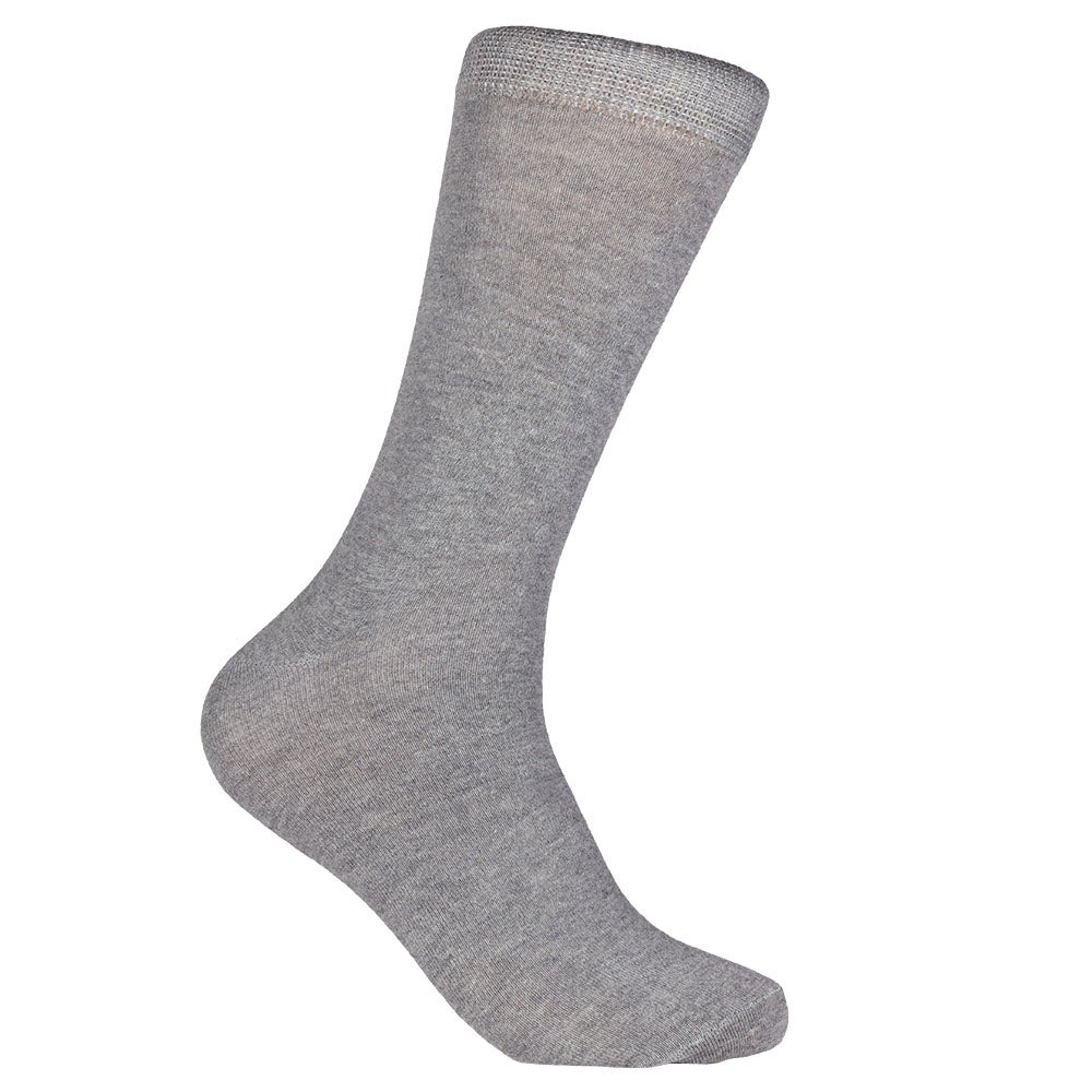 Bomullsstrumpa Peter Ljusgrå 40/45