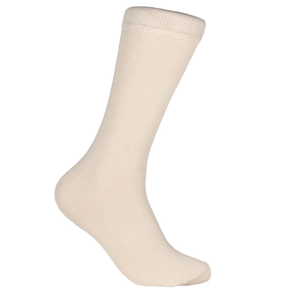 Bomullsstrumpa Peter Ljusbeige 40/45