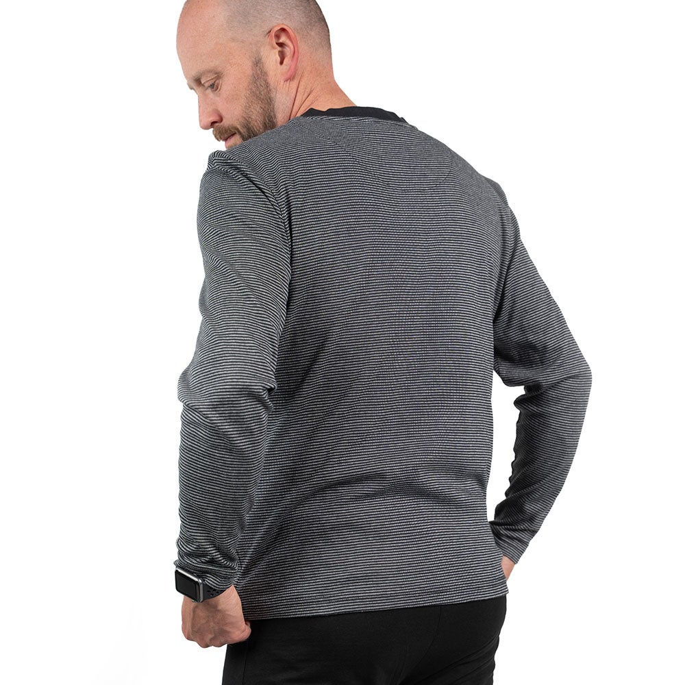 Pyjamas lång ärm svart S