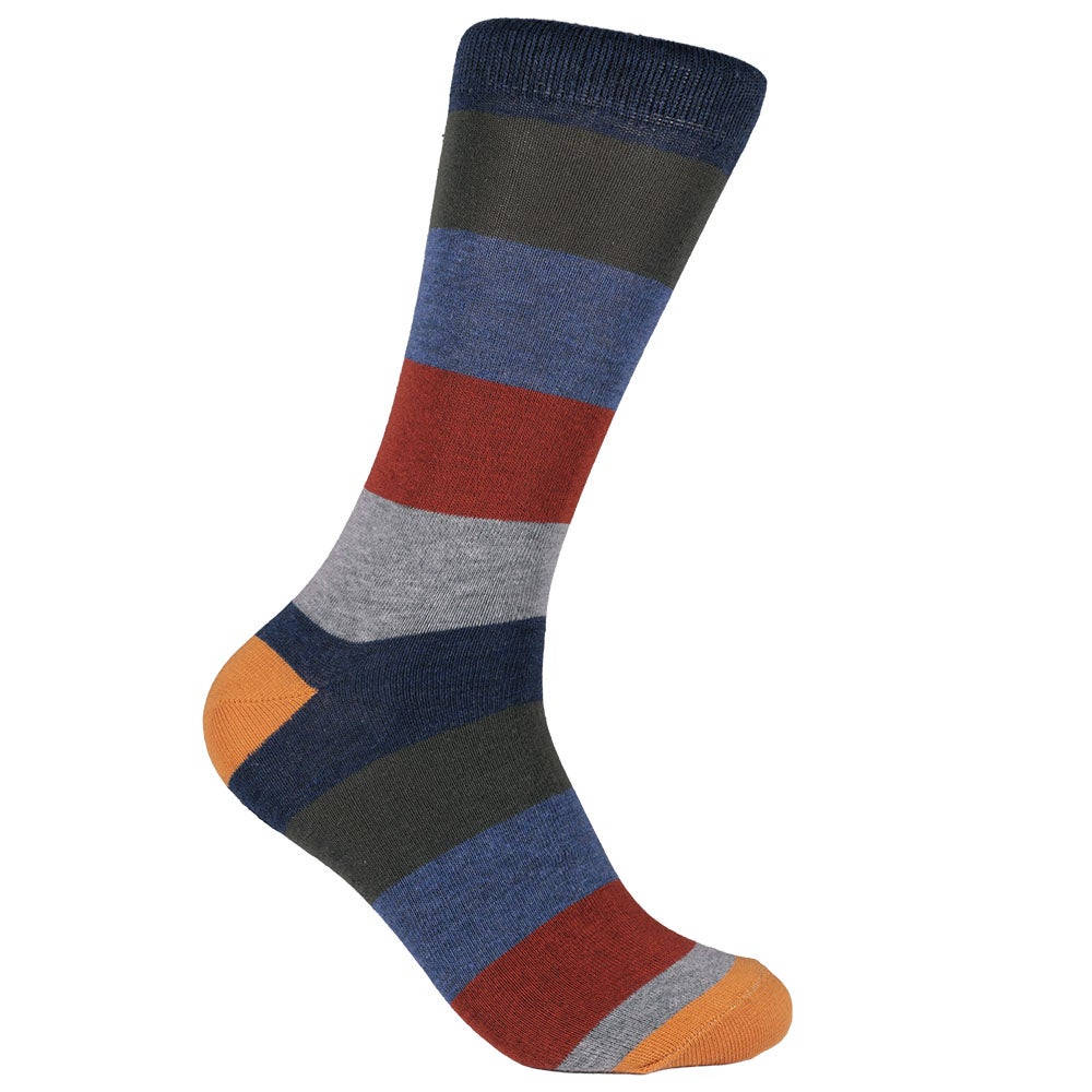 Bomullsstrumpa Hasse jeansblå 40/45