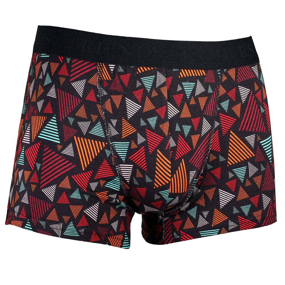 Boxershorts bambu Triangles svart S