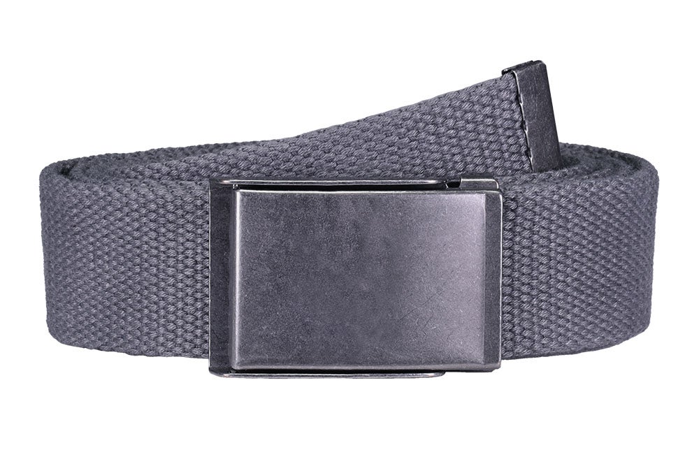 Canvasbälte, grå