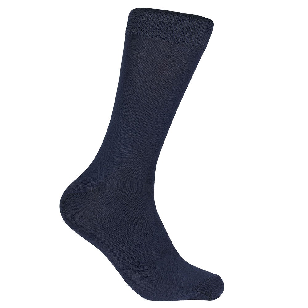 Bomullsstrumpa Johan merceriserad Marinblå 40/45