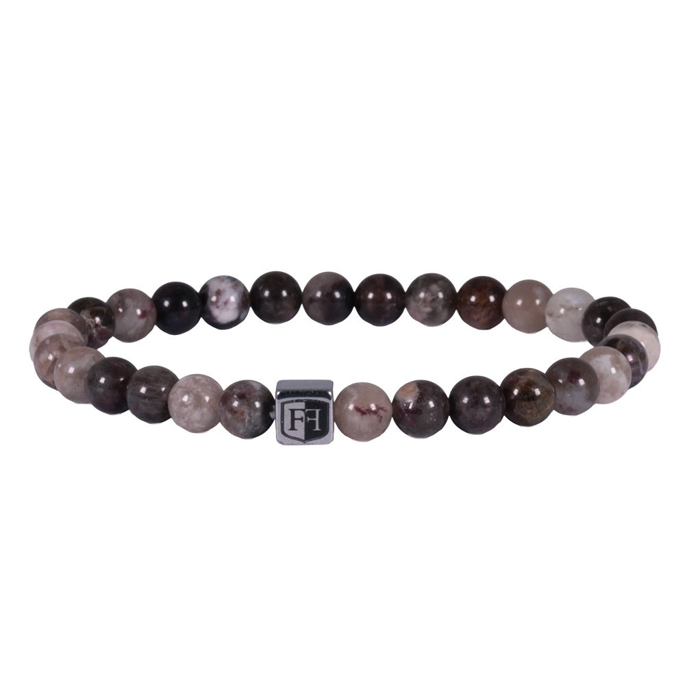 Pärlarmband Bolmen, grå