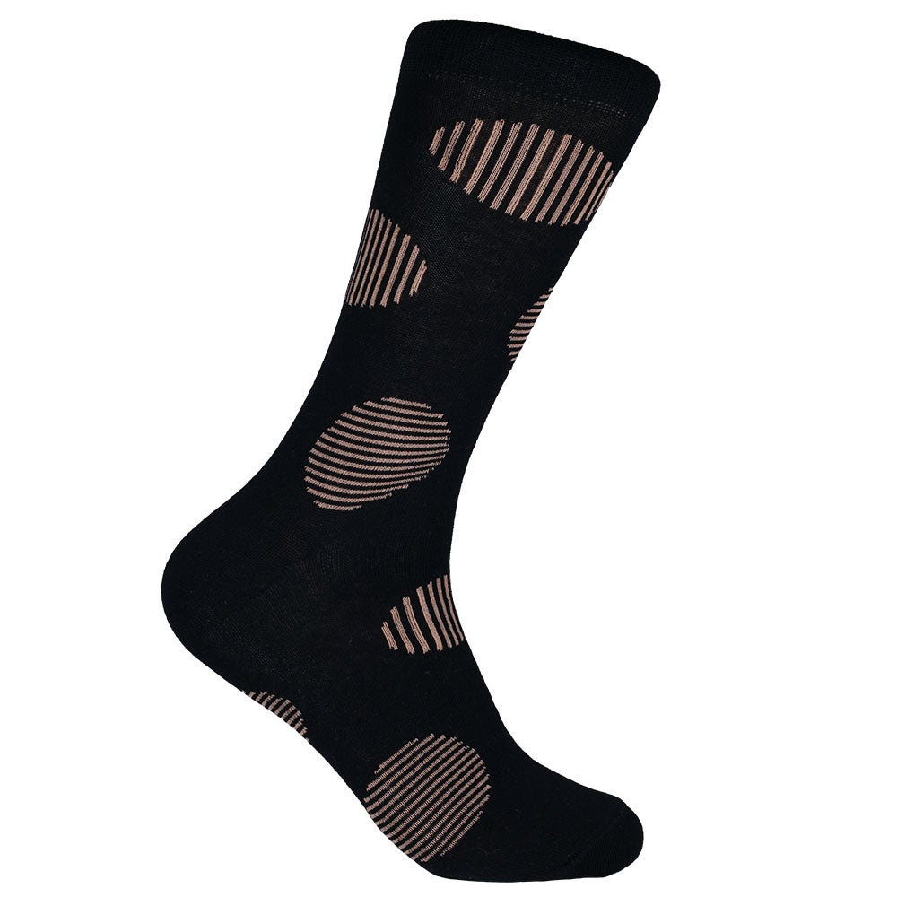 Bomullsstrumpa Nisse svart 40/45