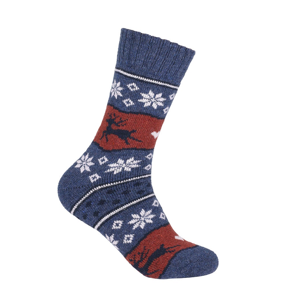 Vinsterstrumpa Andy jeansblå 35/38