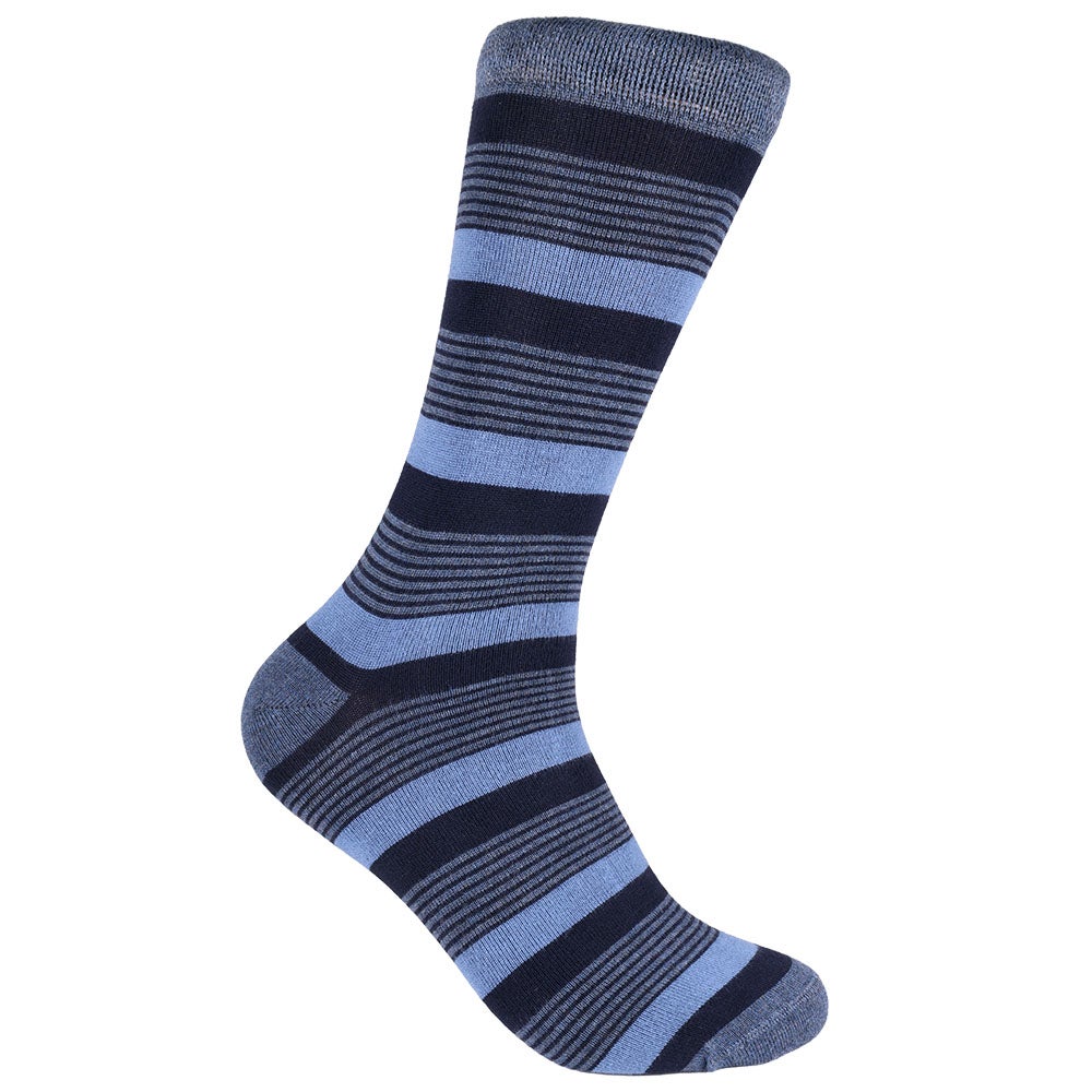 Bambustrumpa Abbe jeansblå 40/45