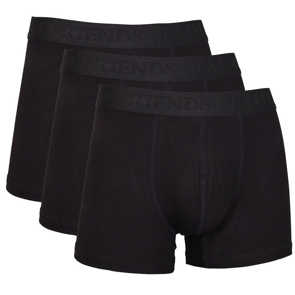 Boxershorts bambu Dante 3-pack svart S