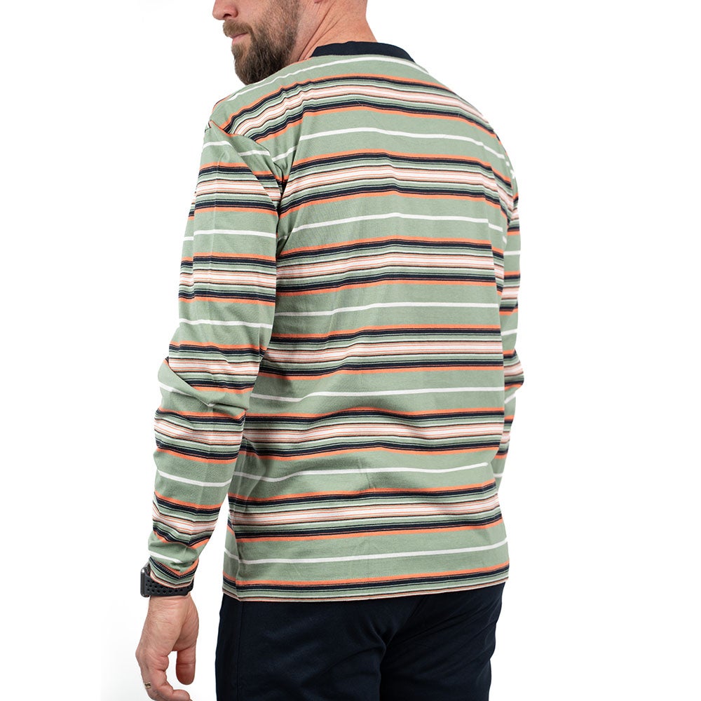 Pyjamas lång ärm grön S