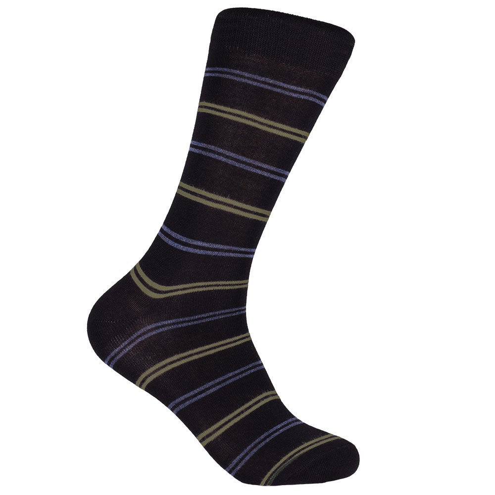 Bomullsstrumpa Patrik svart 40/45