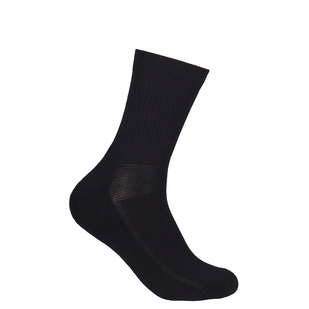 Bomullsstrumpa Sport high Svart 40/45