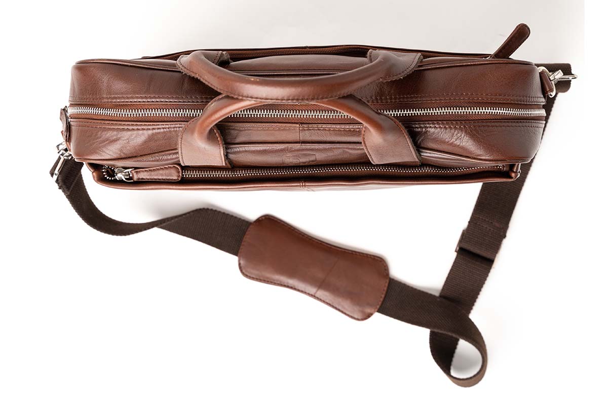 Datorväska London mörkbrun