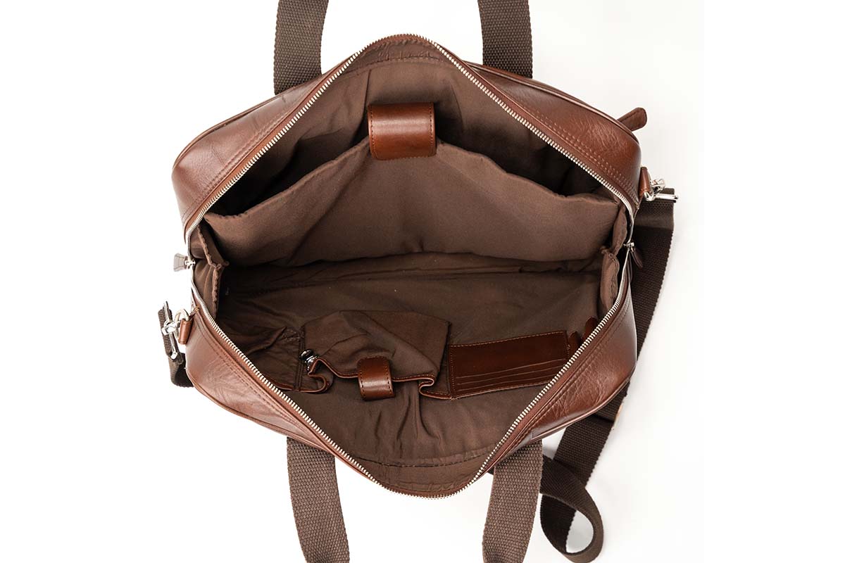 Datorväska London mörkbrun