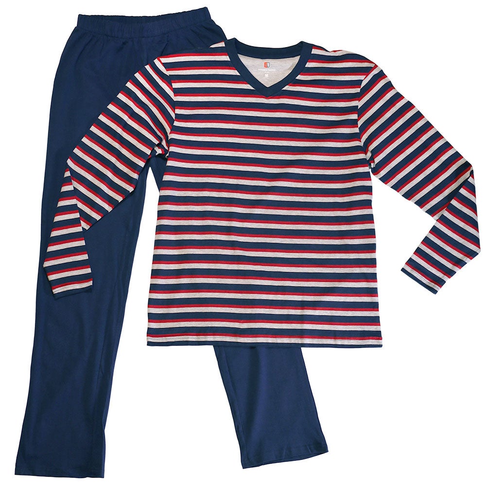 Pyjamas 907 lång ärm Marinblå S