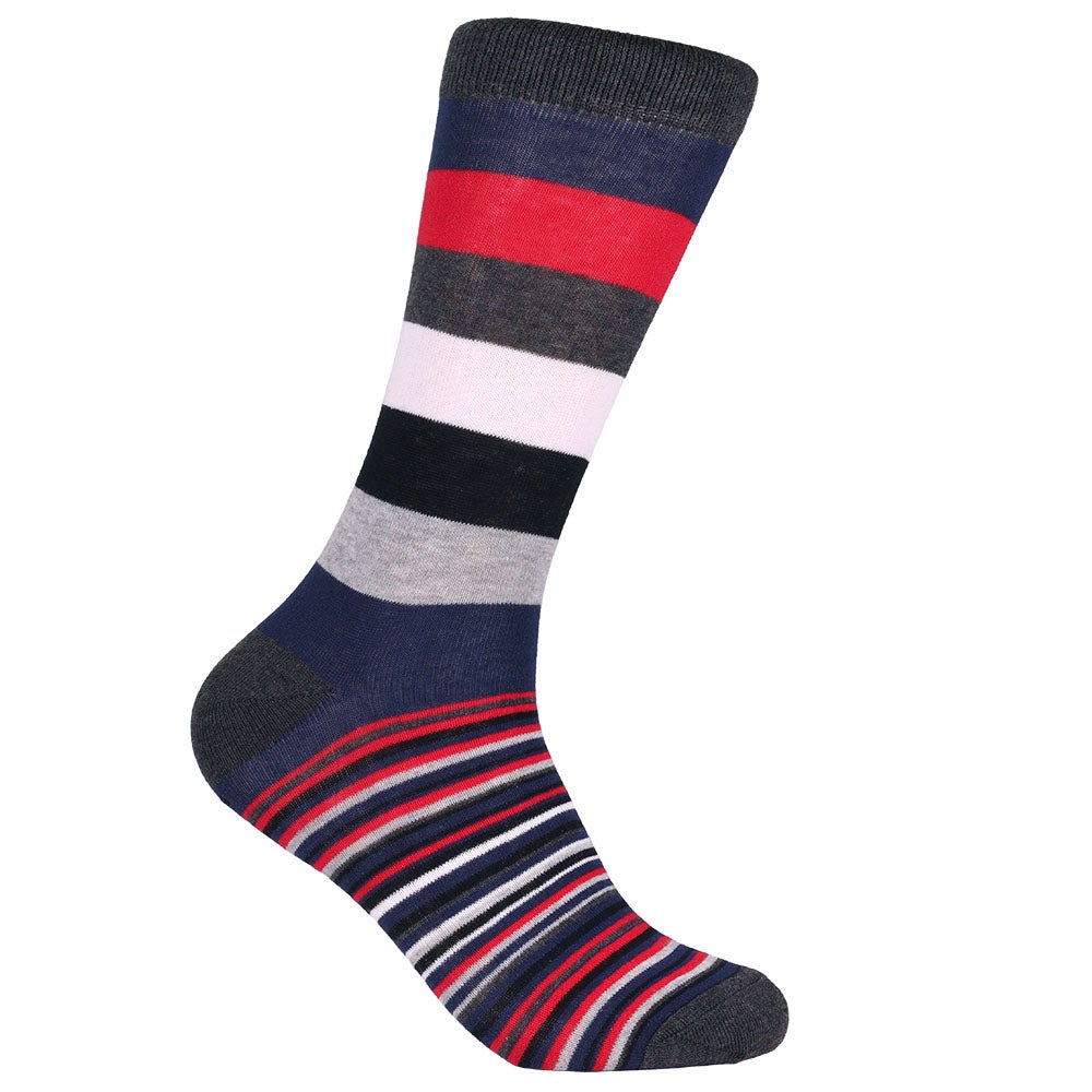 Bomullsstrumpa Bosse mörkgrå 40/45