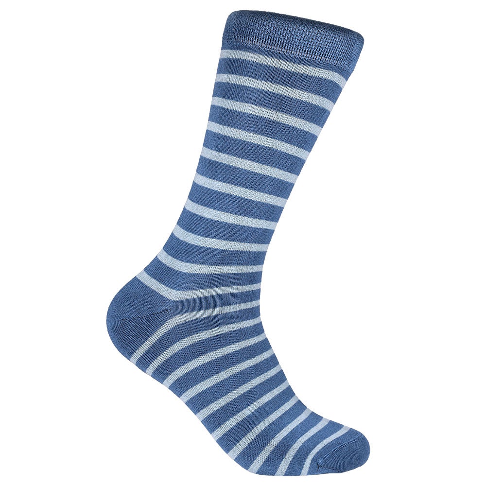 Bambustrumpa Viggo jeansblå 40/45