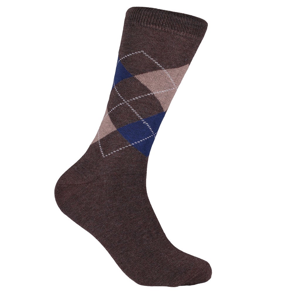 Bomullsstrumpa Filip brun 40/45