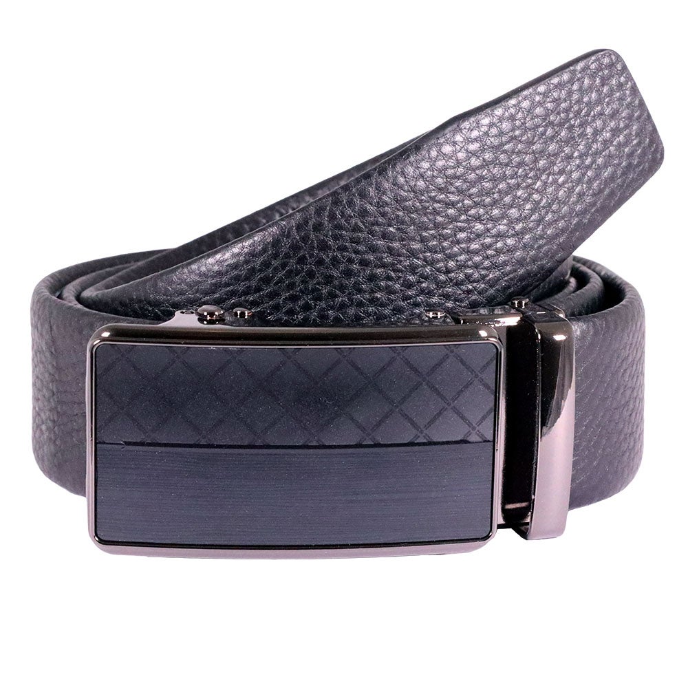 Läderbälte Alicante, svart 90