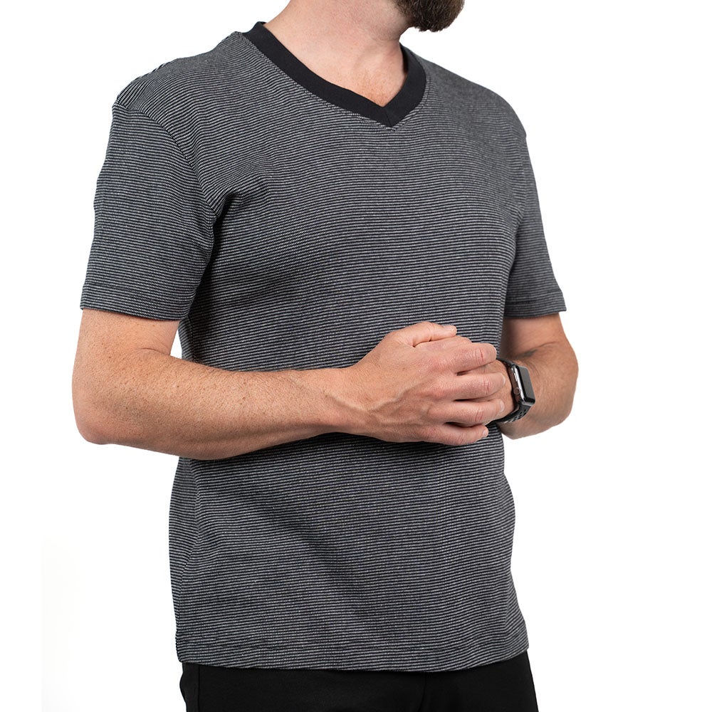 Pyjamas kort ärm svart S