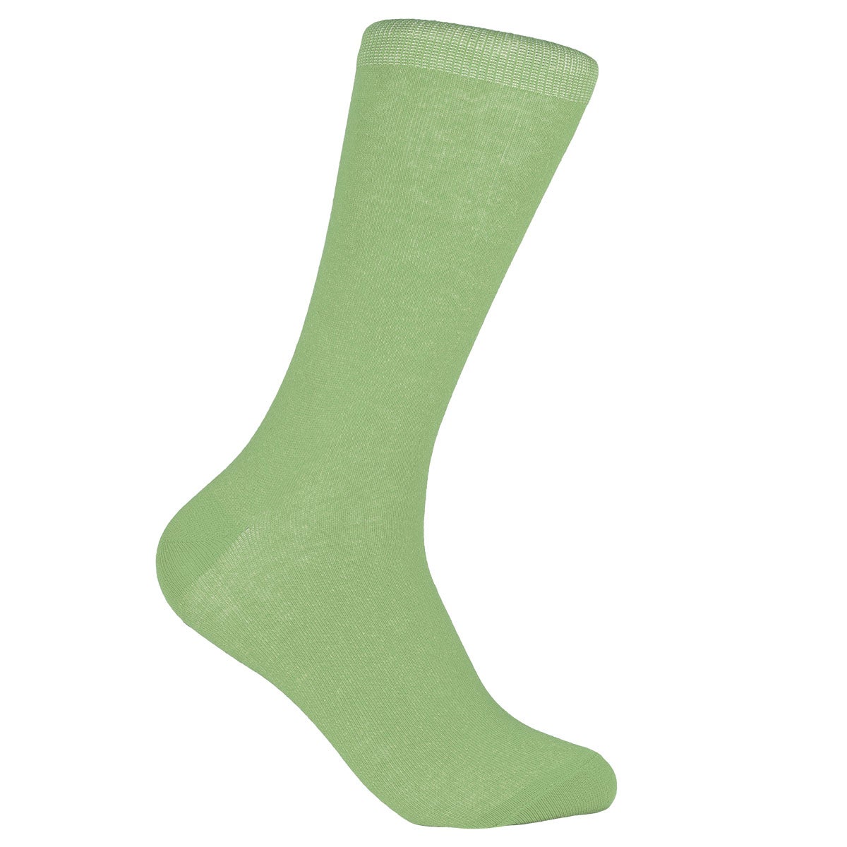 Bomullsstrumpa Peter ljusgrön 40/45