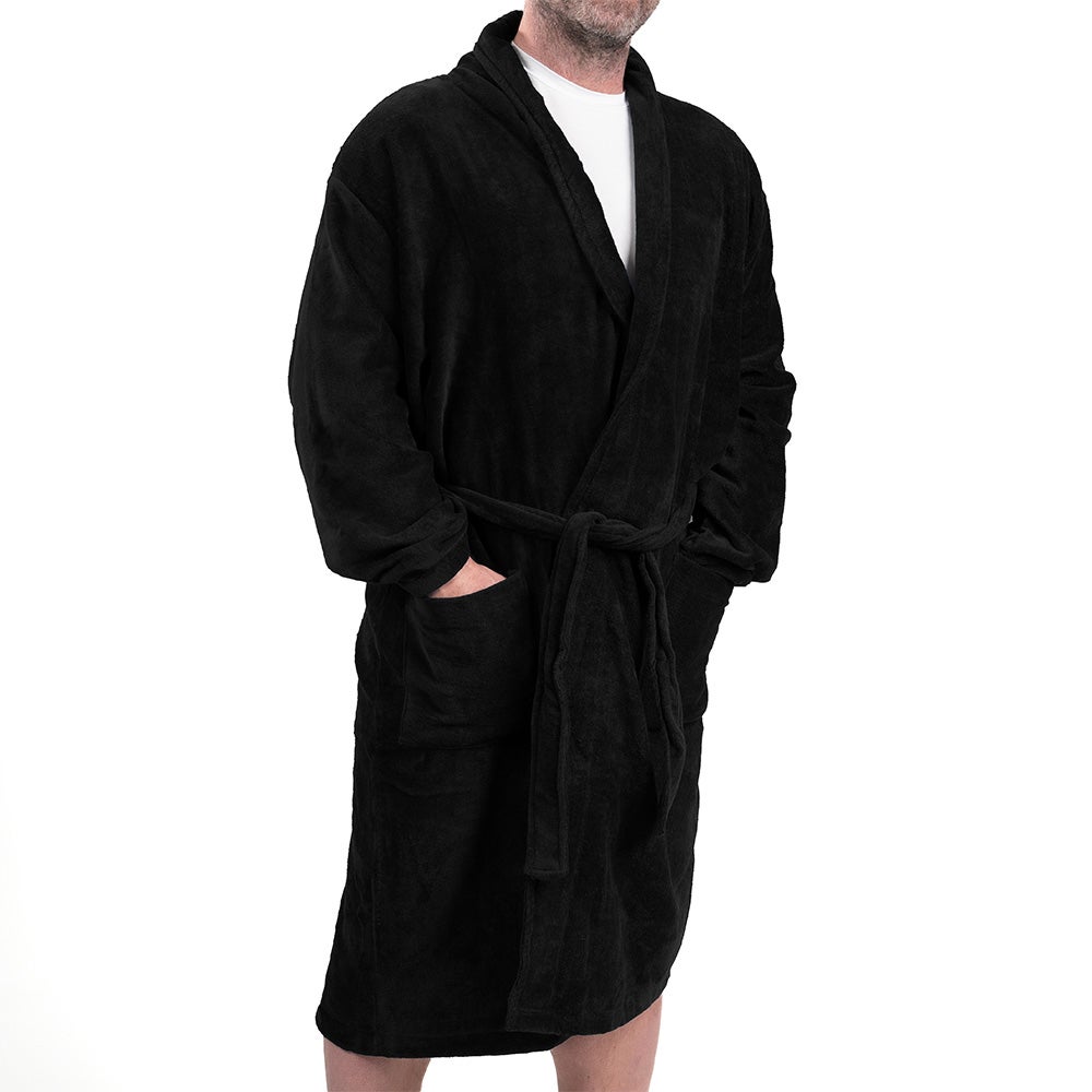 Morgonrock svart S/M