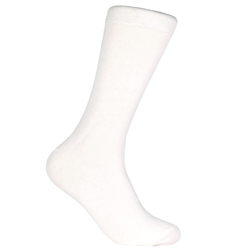 Bomullsstrumpa Peter Vit 40/45