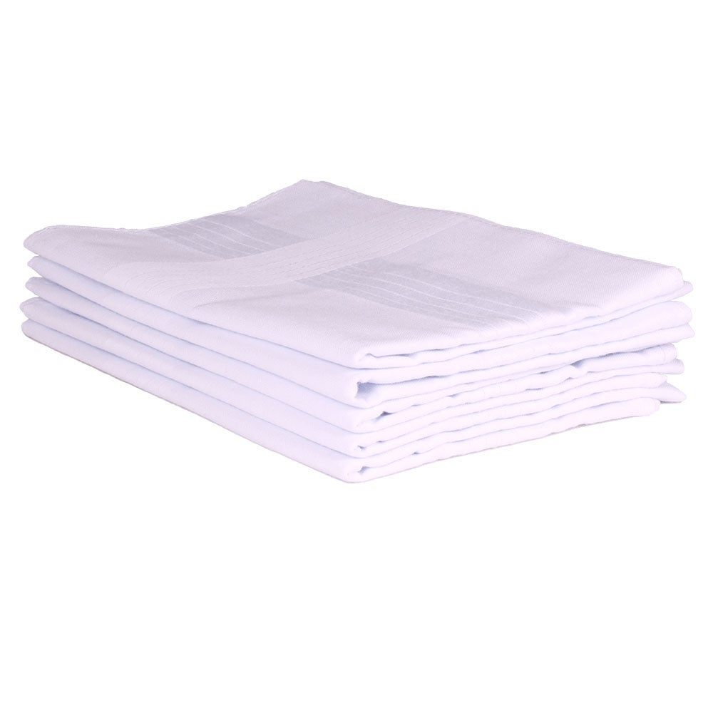 Näsdukar 5-pack vit onesize