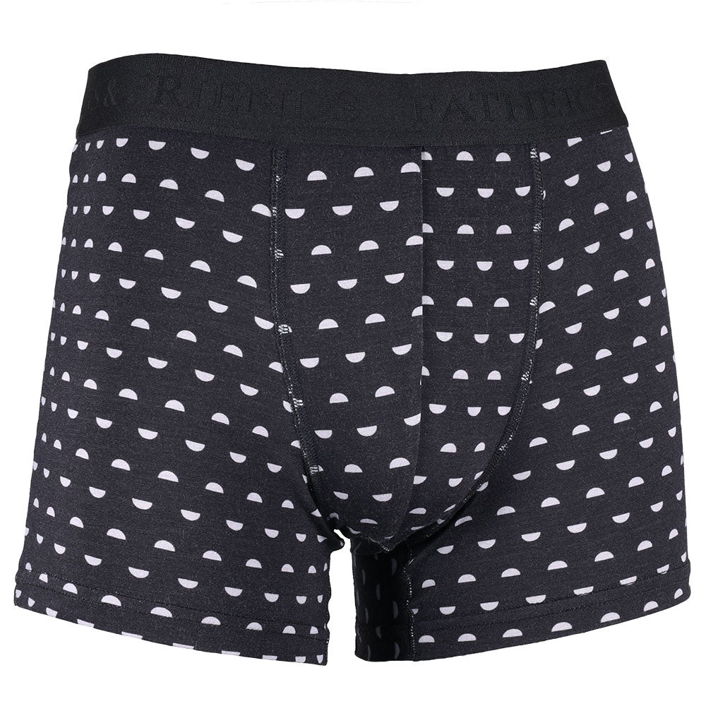 Boxershorts bambu Svart Pattern S