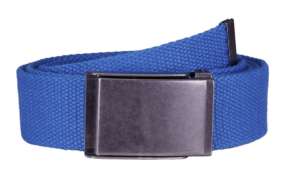 Canvasbälte, blå