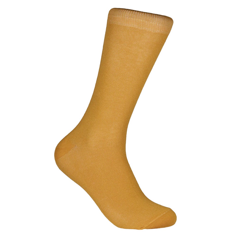 Bomullsstrumpa Peter gul 40/45