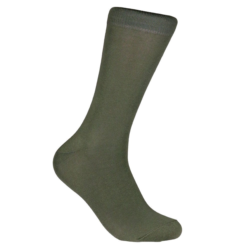 Bomullsstrumpa Peter grön 40/45