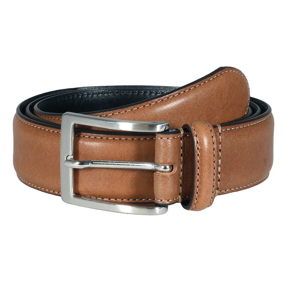 Läderbälte Milano, beige 85