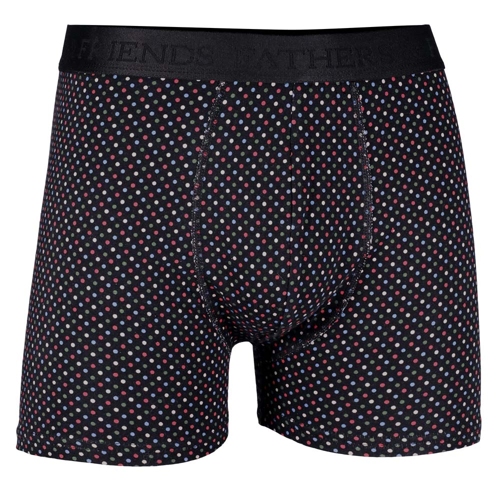 Boxershorts bomull Dots Svart S