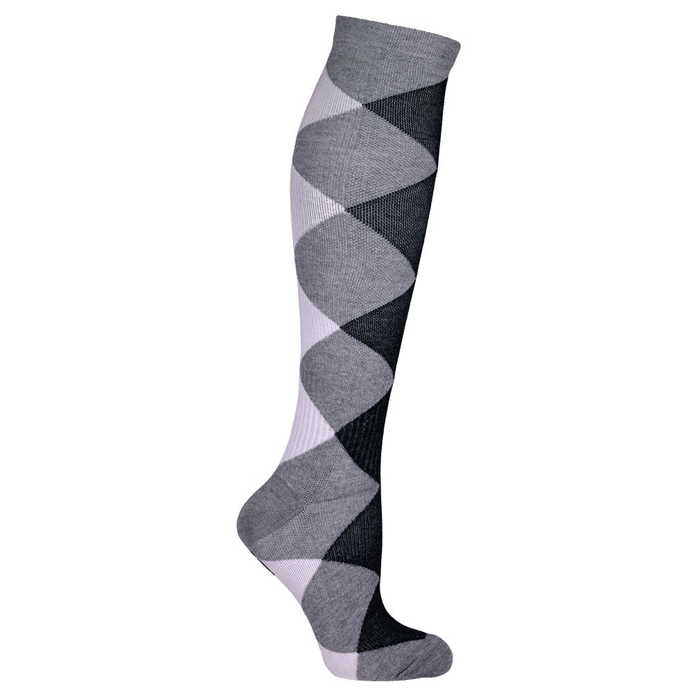 Stödstrumpa bambu rutig 36/40