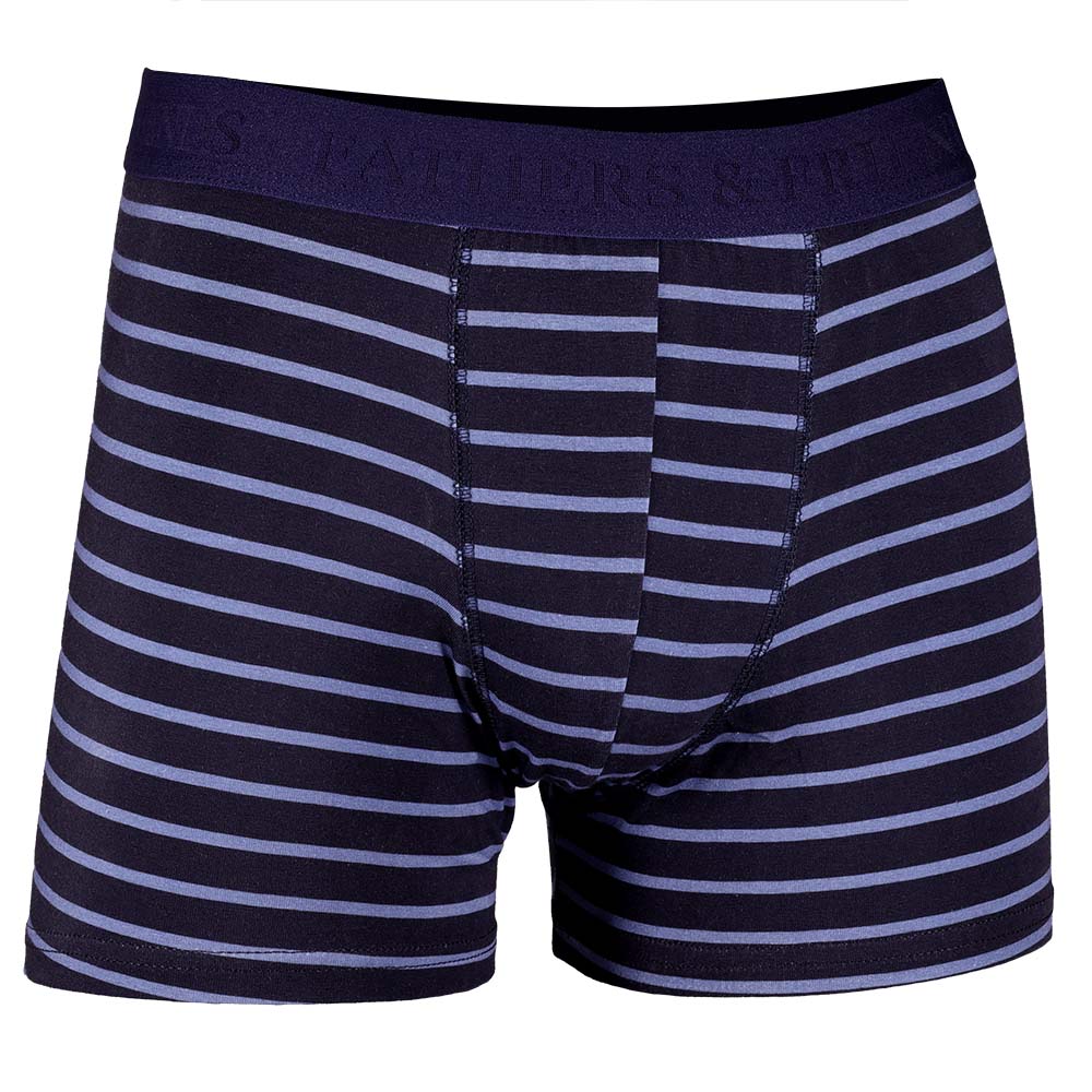 Boxershorts bomull Blue Stripe S