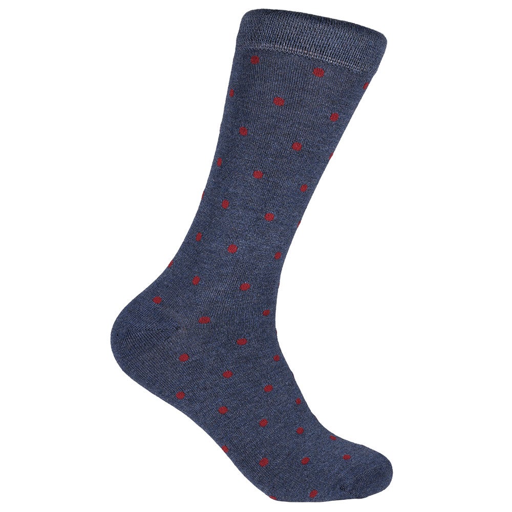 Bambustrumpa Teo jeansblå 40/45