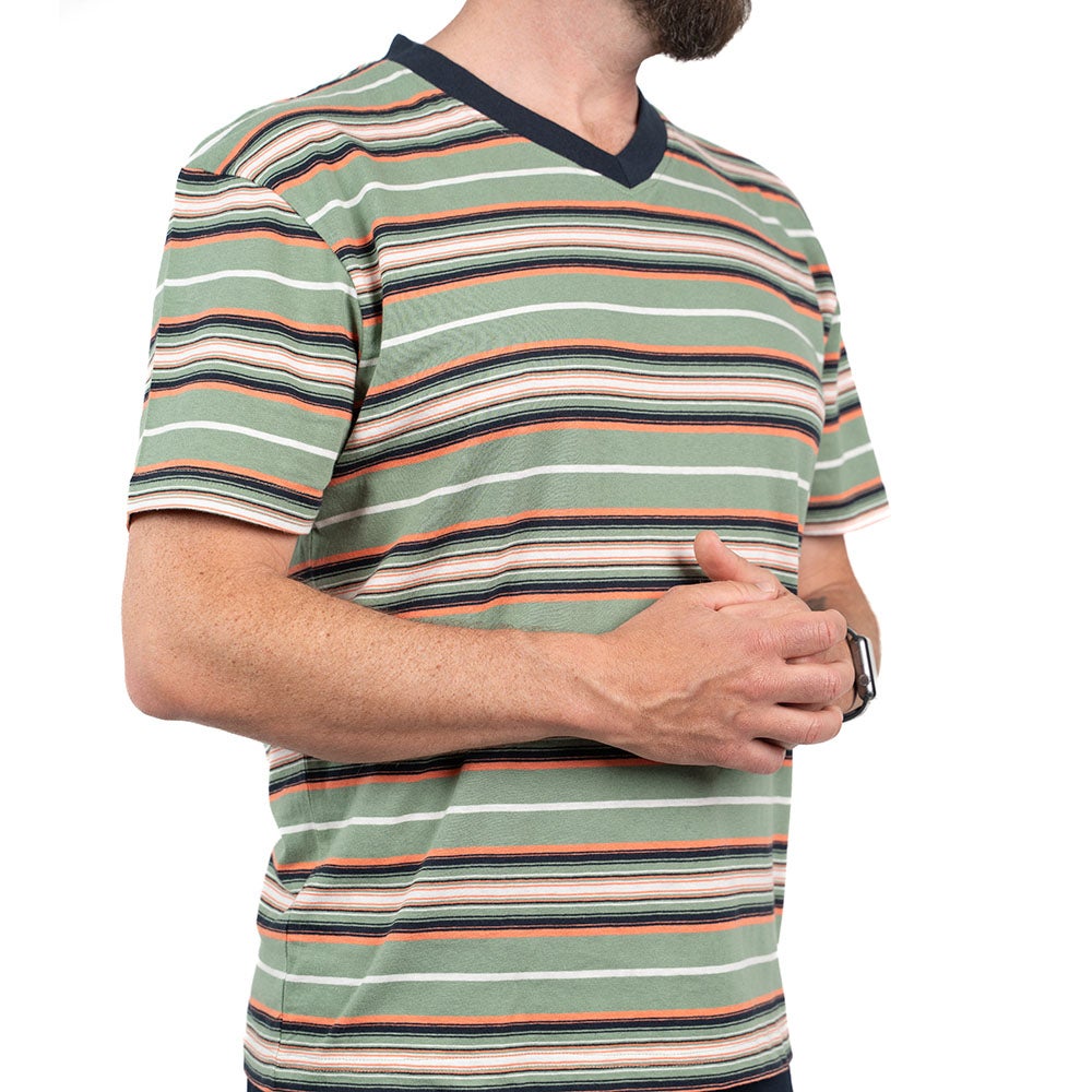 Pyjamas kort ärm grön S