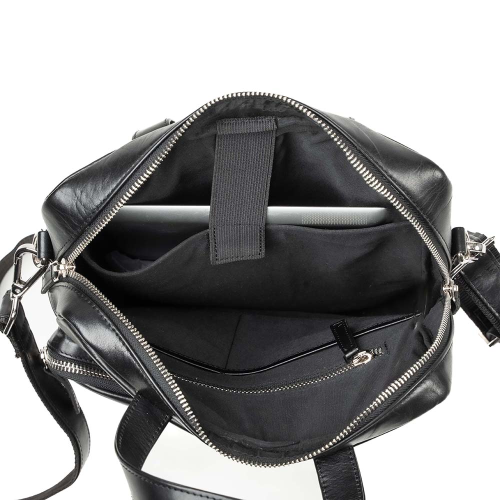 Axelremsväska Lissabon svart