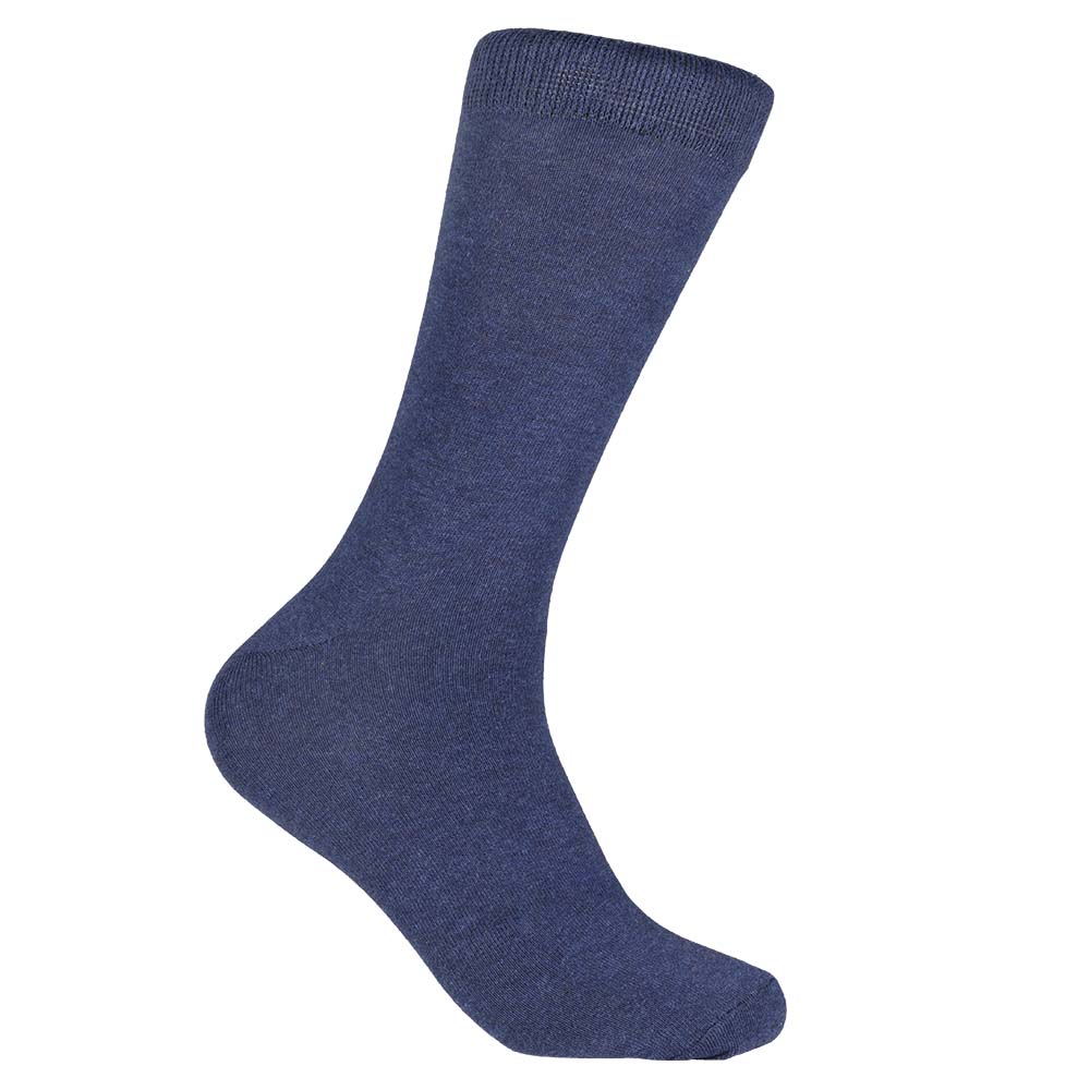 Bomullsstrumpa Peter Jeansblå 40/45