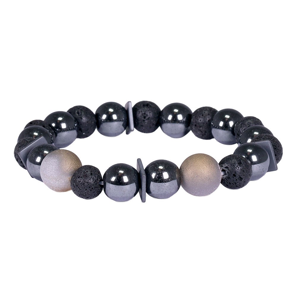 Pärlarmband Klaren, brun