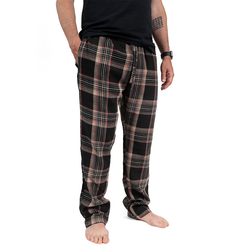 Pyjamasbyxa svart/röd S